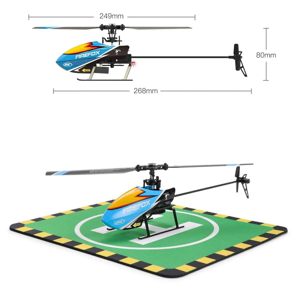 Beginner RTF Automatic Stable RC Helicopter 2.4G 4 Channel Single Propeller Without Aileron E129 C129 Durable Long Flight Time
