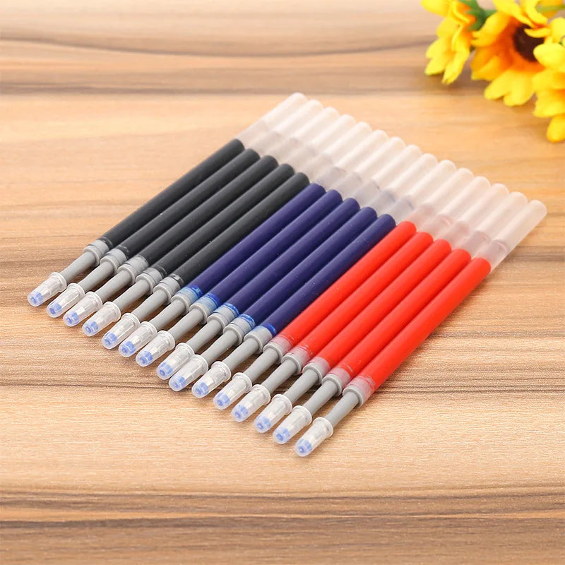 43 PCS Gel Pens & Refills Set Stationery Kawaii writing pen Black/red/blue ink 0.5 mm blue ballpoint pen Office school supplies