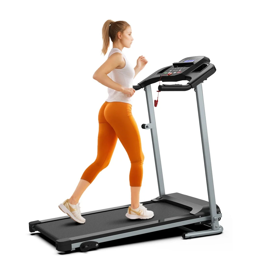 2025 Hot USA Oversea Warehouse Dropshipping Easy Move 1-12 Programs Folding Portable Fashion Electric Treadmill 12km/h