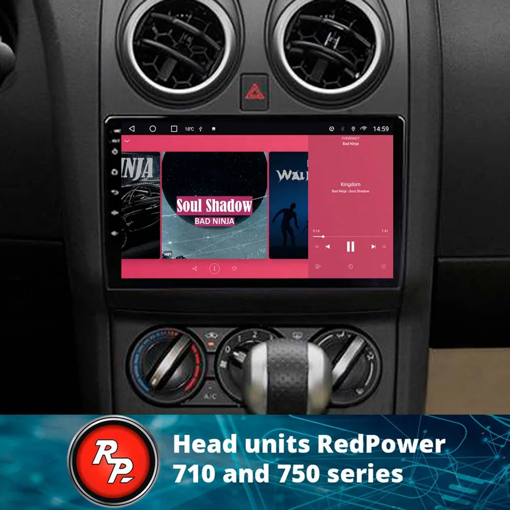 Redpower HI-Fi  Car DVD  for Nissan Qashqai 1 J10 2006 - 2013  DVD Radio DSP Multimedia Player Navigation Android 10.0