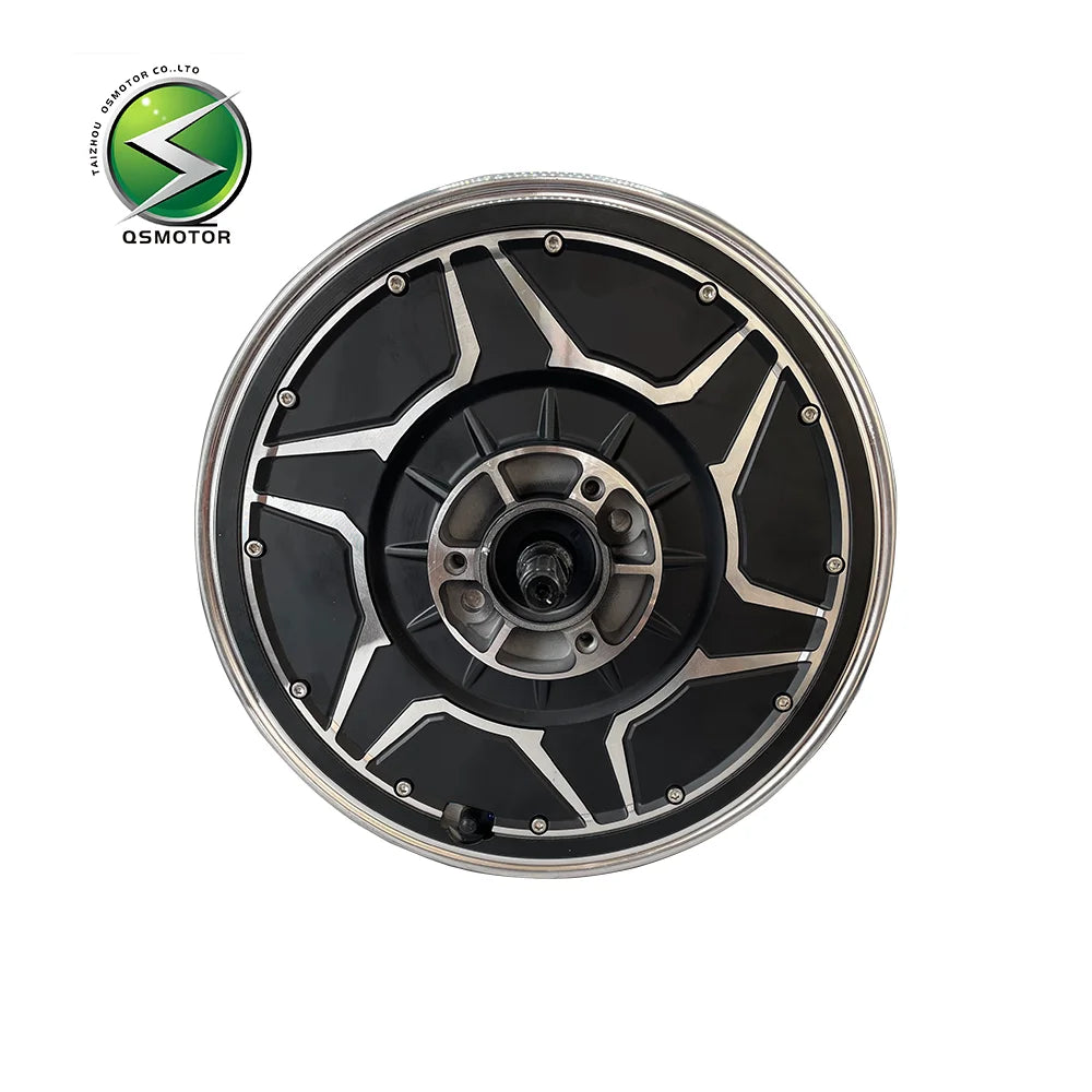 QSMOTOR High-Performance 12 Inch V5 20000WP Brushless DC Motor Permanent Magnet Construction for Electric Motorcycles