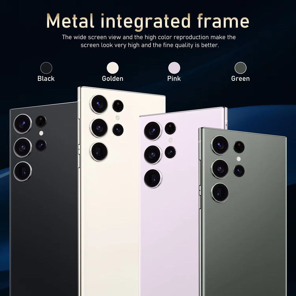 S23 Ultra Original 7.3 Inch Full Screen Deca Core 16GB+1TB Android 13 5G LTE Unlocked Smartphone 108MP Rear Camera New