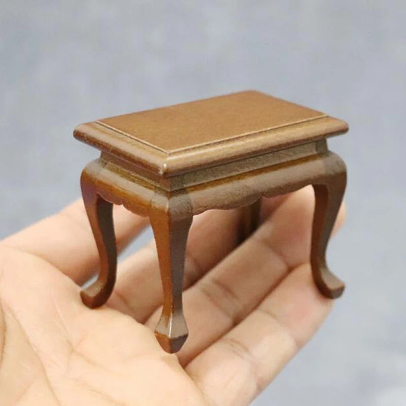 Dollhouse Miniature Furniture  Teatable Coffee Table Doll House Decor Dolls Simulation Home Toy Kid Gift