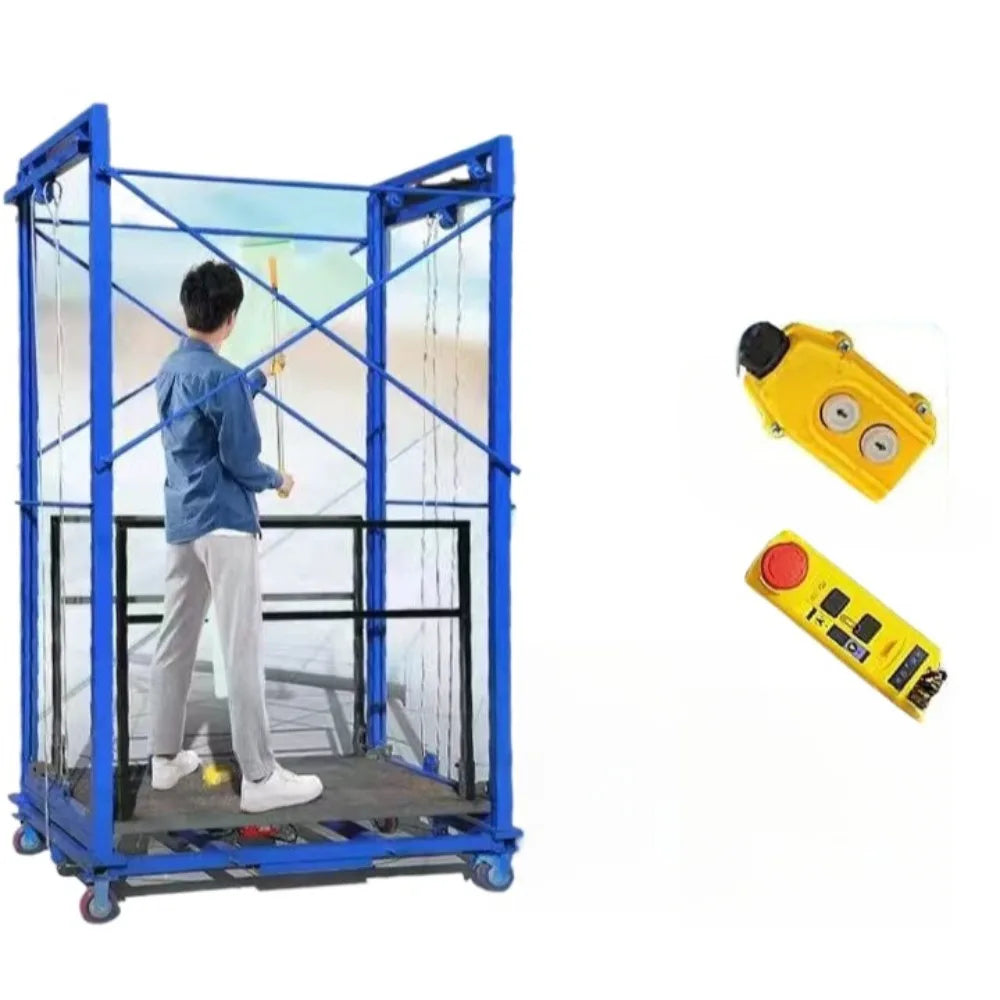 Electric Scaffolding Lift Foldable Mobile Remote Control Hydraulic Lifting Platform