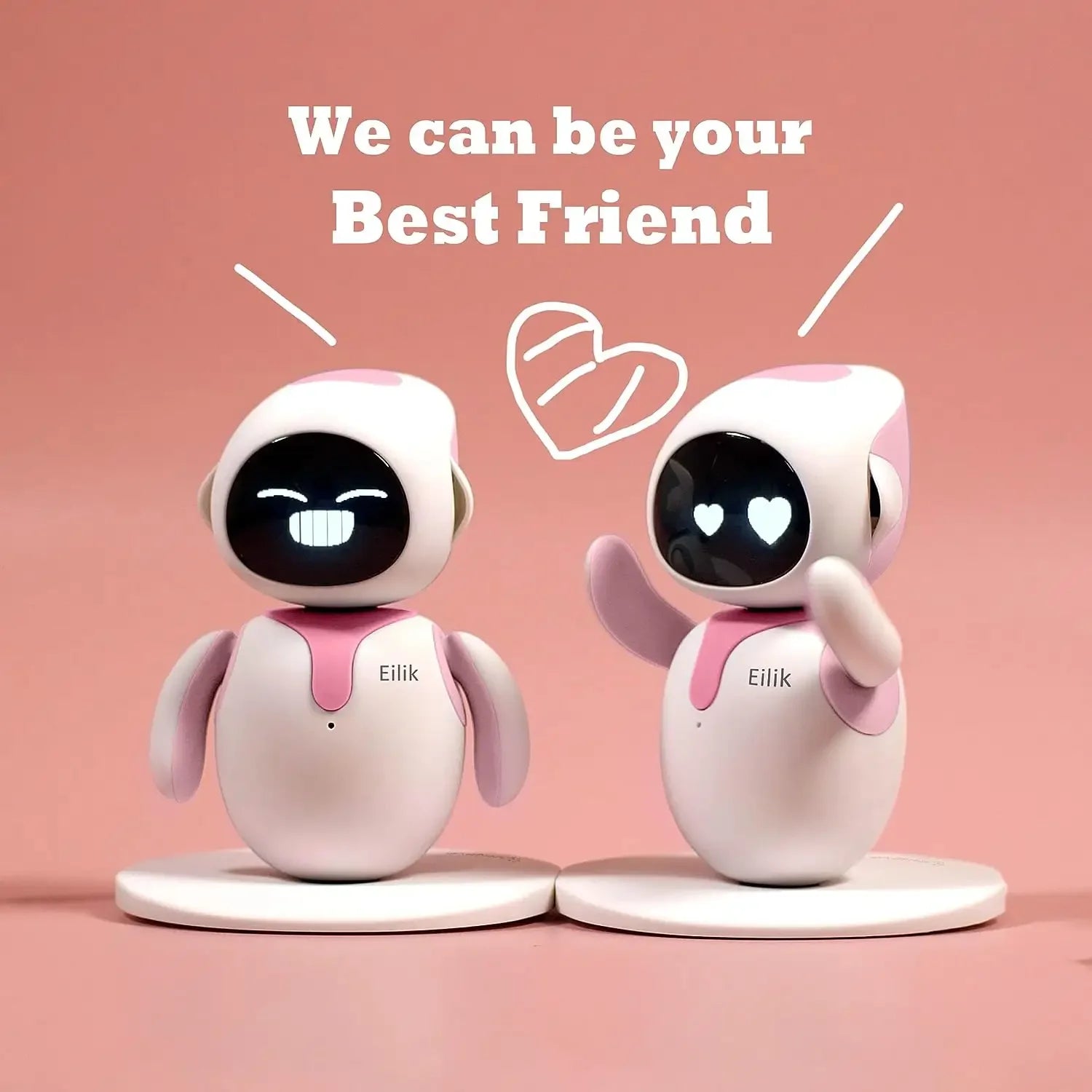 Christmas Eilik Emo Toy Robot a Interactive Intelligent Companion of Pet Robot Children Accompany Fast Shipping