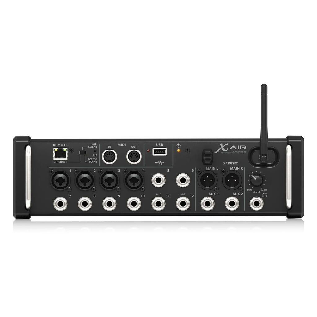XR12 High Quality Professional 12 Channel Input Portable/Rackmount Digital Audio Mixer for iPad and Android Tablets
