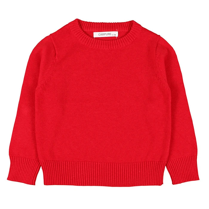 2025 New Autumn 1-8Yrs Baby Boys Girls Pure Color Casual Loose Pullovers Sweaters Kids Sweaters Knitted Bottoming Boys Sweaters