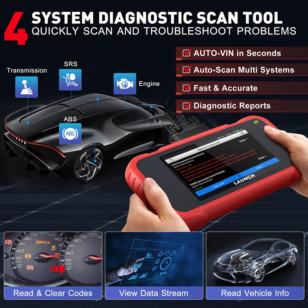 USA EU Warehouse Launch CRP123E V2.0 Four System Car Diagnostic Tool OBD2 Scanner Code Reader Upgraded Ver.of CRP123E 123X