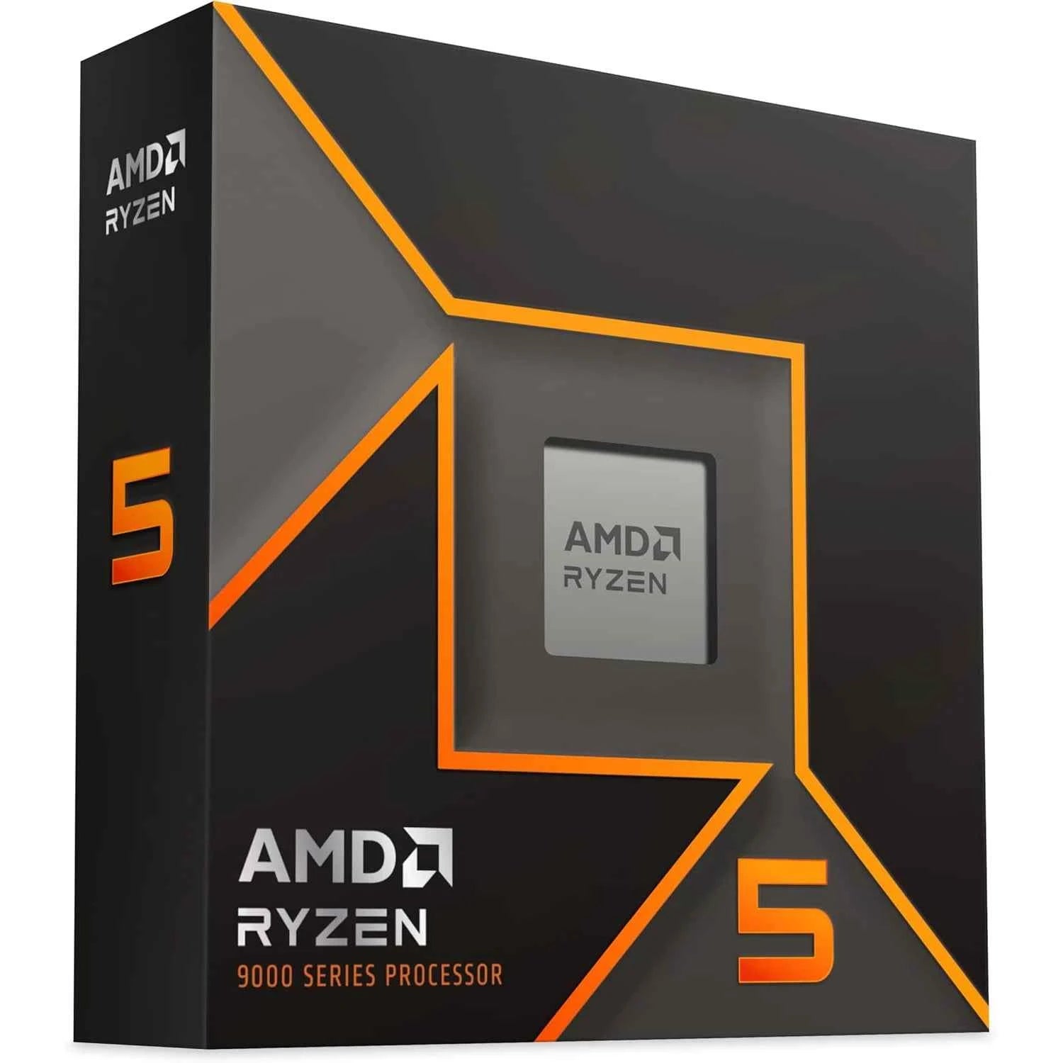 CPU AMD Ryzen 5 9500F 6-Core 12-Thread Unlocked Desktop Processor AMD Ryzen 5 9600x 9600 AMD Processor Socket AM5 DDR5