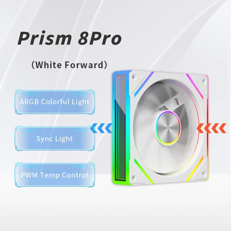 OEM 120mm ARGB PWM Smart Sync PC Cooling Fan High Static Pressure LED Computer Case Fan for Gaming Desktops