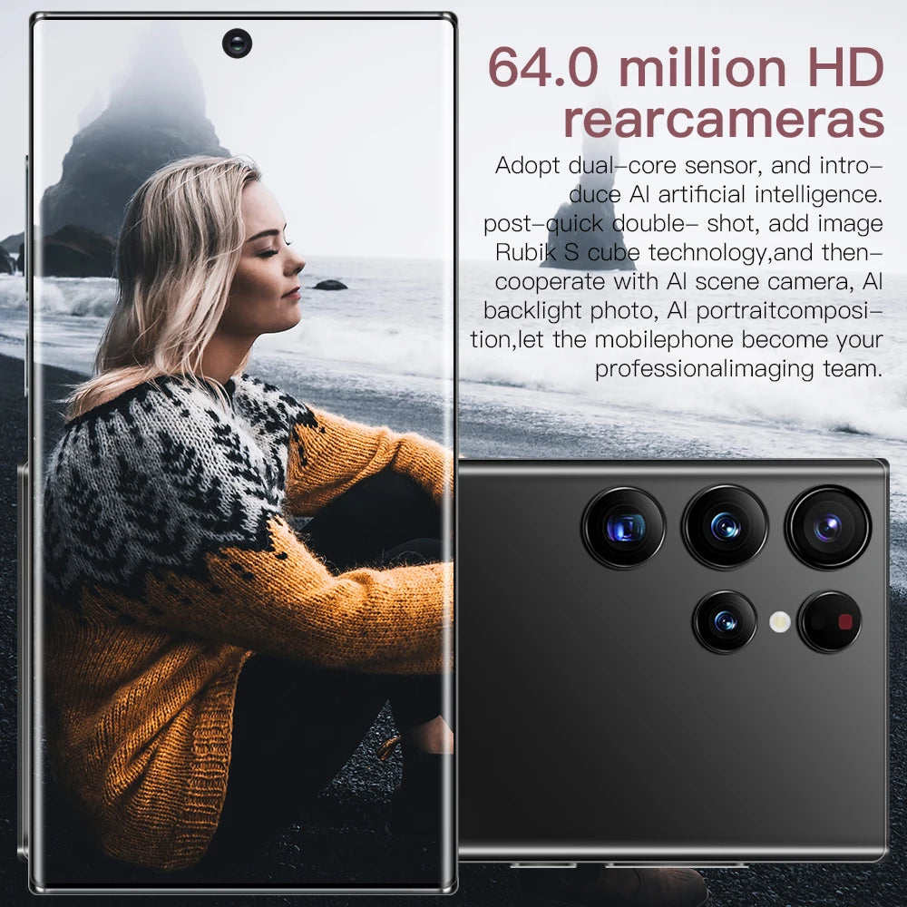 2023 Note 20 Ultra New 7.3inch Smartphone 4g 5g Unlocked Android Mobile Original Cellphone Cell Smart Phone