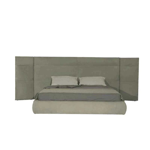 180*200 Soft Cloth Queen Size Bed Italian Minimalist Design Modern Style Headboard Customizable Color Luxury Bedroom Furniture