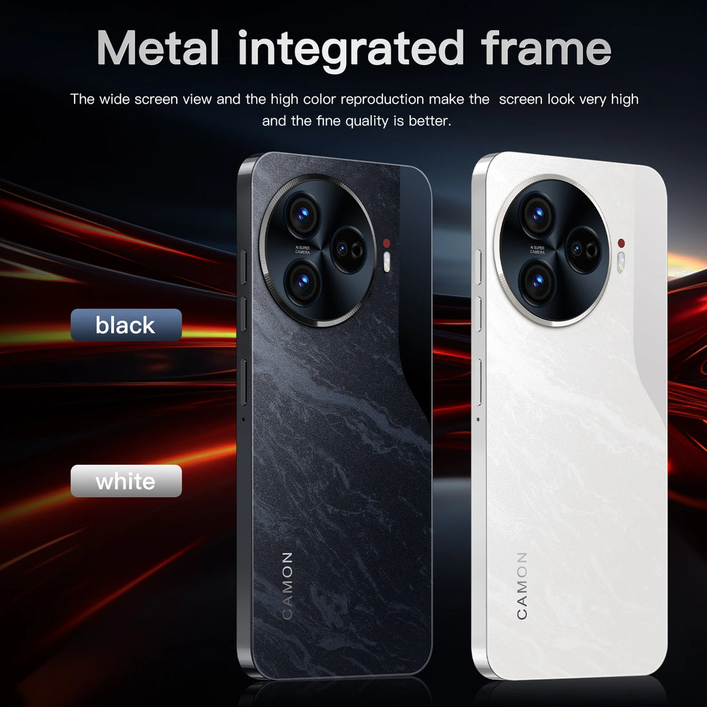 New C30 Pro 5G Smartphone Original 6.8-Inch Android 14 Phone 16GB 1TB Storage 72MP+108MP Camon 30 Pro 6800mAh Battery