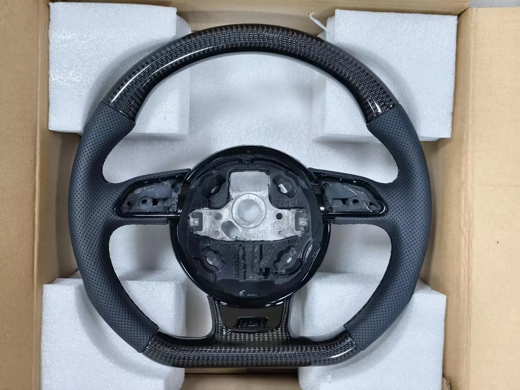 Carbon Fiber Sport Car Steering Wheel for Audi A3 A4 A5 S3 S4 S5 Q3 Q5 B8 B9