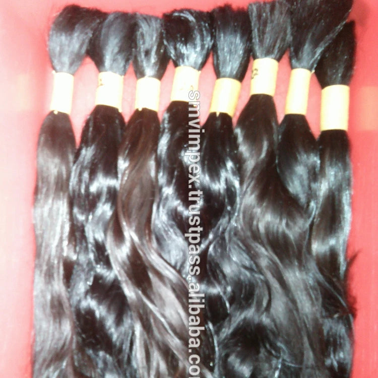 Surprise! Discount Grade  12A Indian Deep Wave Hair Hair,natural Color and Soft and Smooth Hair.good Texture From India