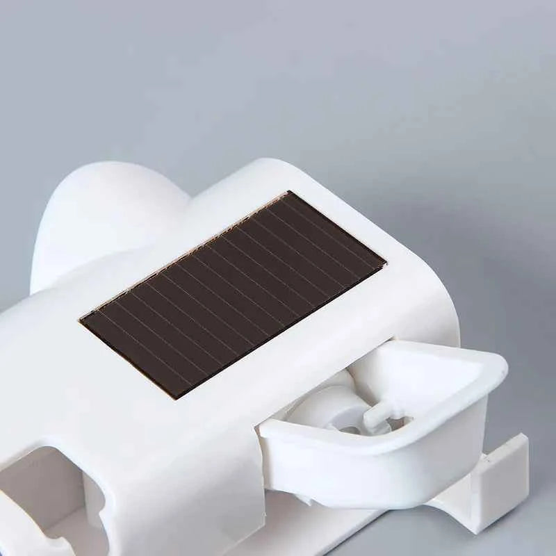 New Home Solar Energy No Need to Charge UV Toothbrush Holder Dispenser Tooth Paste Dispenser with Toothbrush Holder