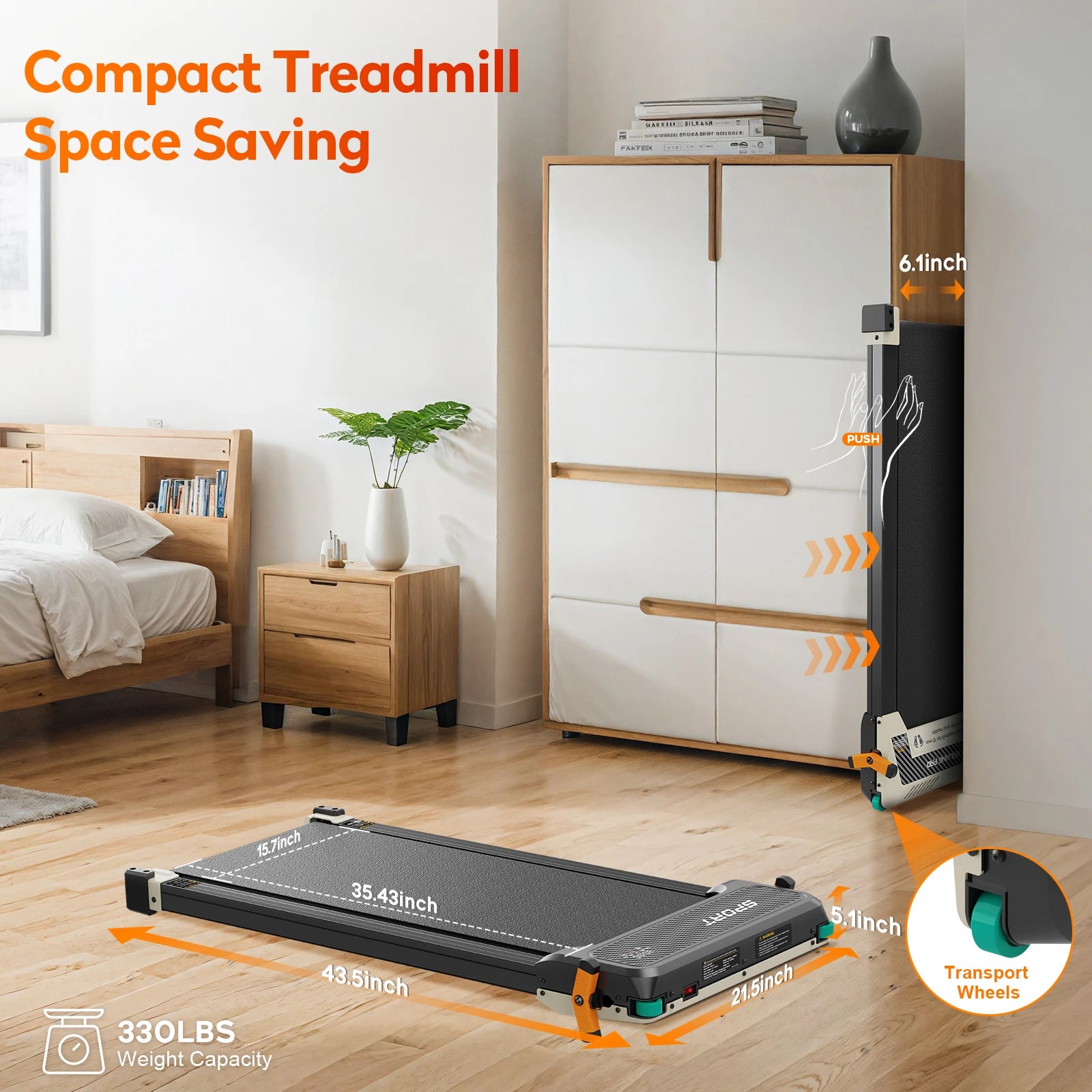 EU Stock Foldable Electric Treadmill for Home Use New Design Under Desk Walking Pad with Manual Incline Dropshipping Cheap