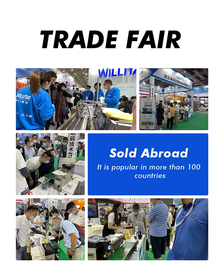 Date LOGO QR Code Inkjet Printer for FR800 FR-900 Band Sealer Aluminum Foil Bags Plastic Bags Sealing Machine