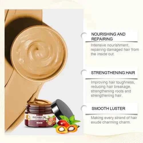 EELHOE Batana Oil Strong And Volumizing Mask Repair Frizz Nourishing Smooth Hair Treatment
