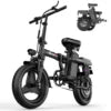 500W 48V Hub Motor Electric Bike with Fat Tire & Lithium Battery Warehouse Foldable Electric Bicycle
