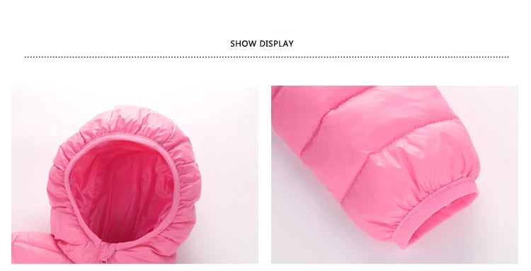 2-12 Years Autumn Winter Kids Down Jackets For Girls Children Clothes Warm Down Coats For Boys Toddler Girls Outerwear Clothes