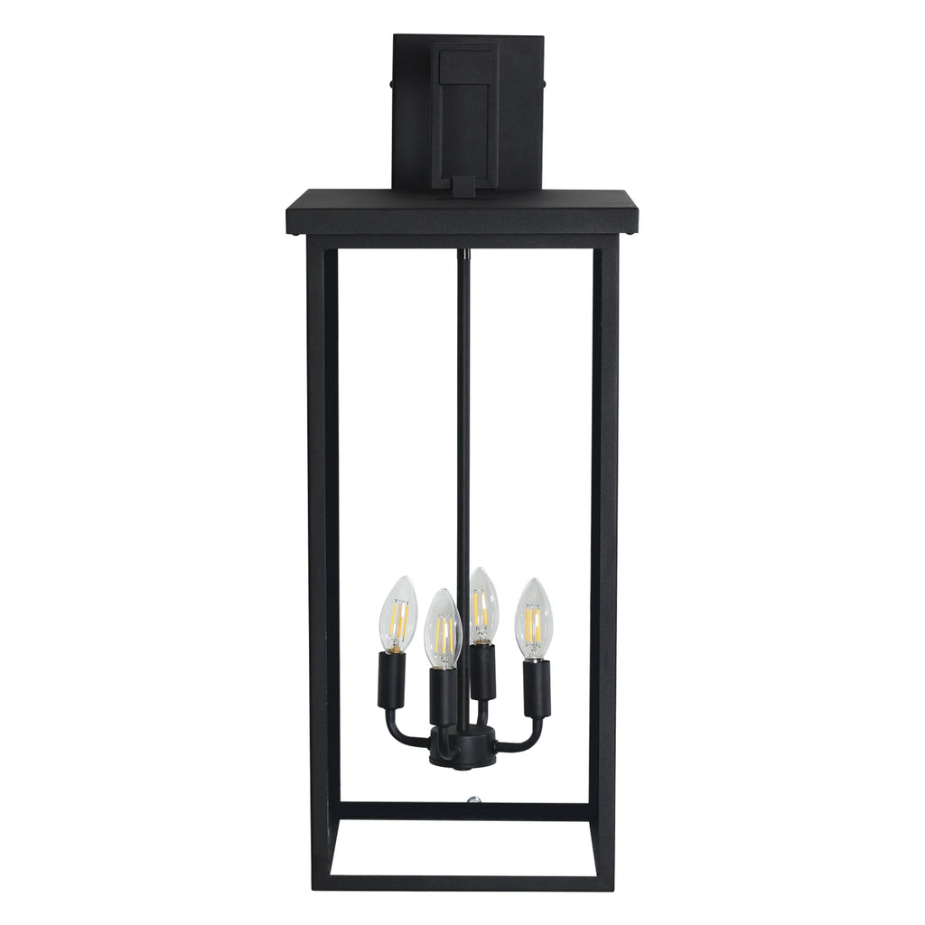US Stock Free Shipping Outdoor Sconce Lights,30 Inch  Black Outdoor Lanterns Waterproof for Front Porch Garage Balcony