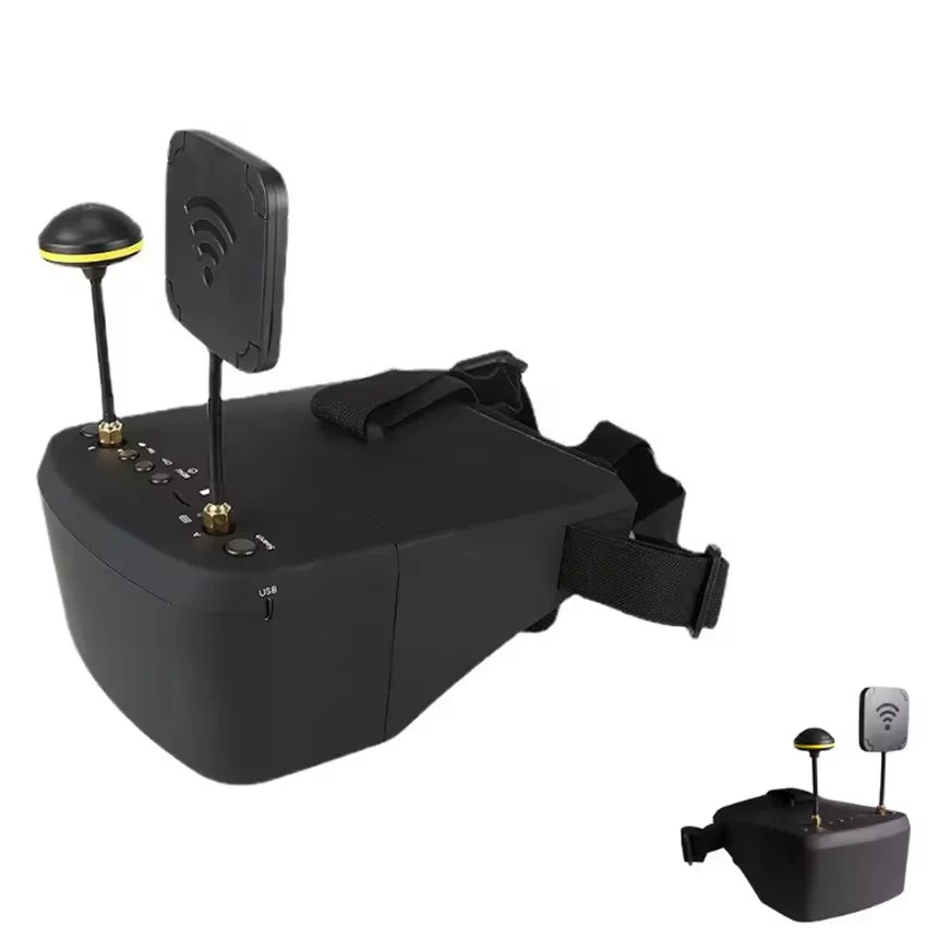 LS-800D 5-Inch 40CH 5.8G FPV Video Goggles with Image Transmission DVR Recording and Remote Control Drones Accessories