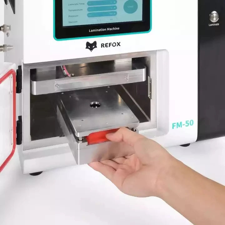 REFOX FM-50 12.9 Inch OCA Laminator Debubbler With Bubble Removal for Phone Curved / Flat Tablet Screen Refurbish Repair Tools