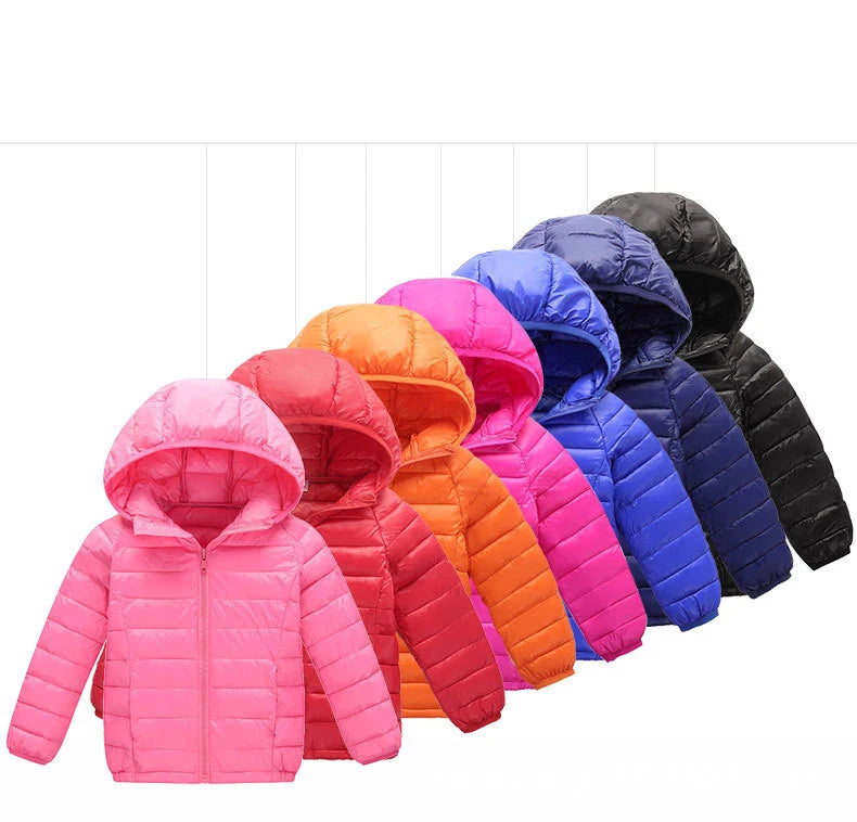 2-12 Years Autumn Winter Kids Down Jackets For Girls Children Clothes Warm Down Coats For Boys Toddler Girls Outerwear Clothes