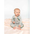 TD 2-Piece Baby Clothing Set with Rainbow Stripe Design