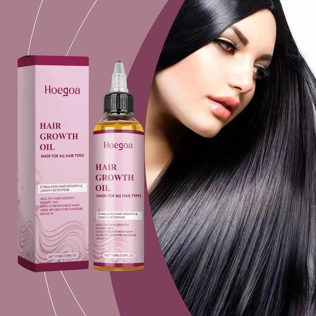 Hoegoa Organic Herbal Hair Care Oil Smoothing Oil for Dry Hair Nourishes and Softens Hair and Scalp
