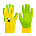 Kids/Toddler /Junior Garden Safety Rubber Coated Gloves, DIY, Age from Year 3 to Year 12, Palm Natural Latex Coated