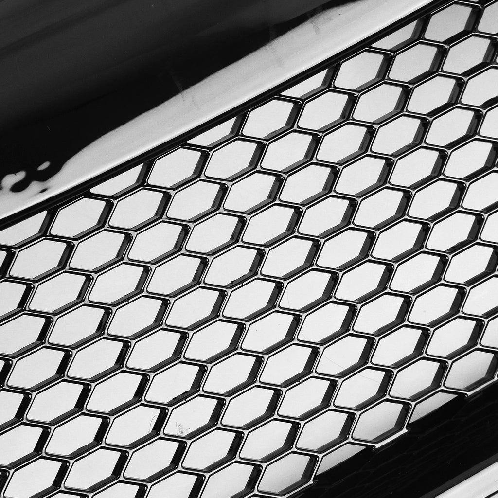 Front Bumper Grille Grill Mesh Kit for Subaru Forester 2009-2013 2012 Black