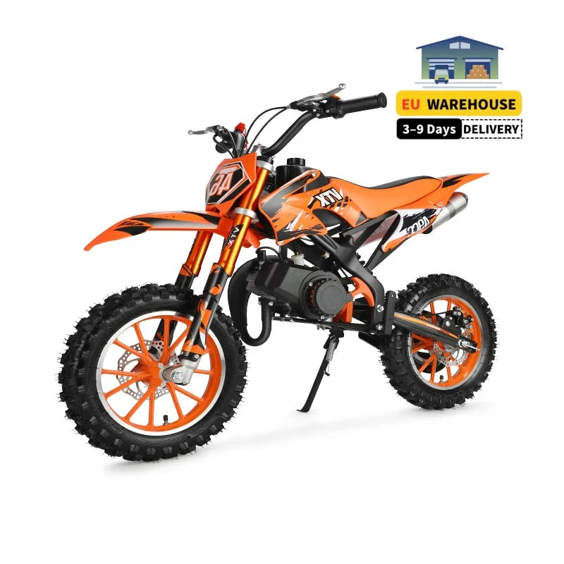Chinese Made 49cc 2 Stroke Engine Mini High Power Pocket Bike Gasoline Dirt Bike Kid Motorcycles
