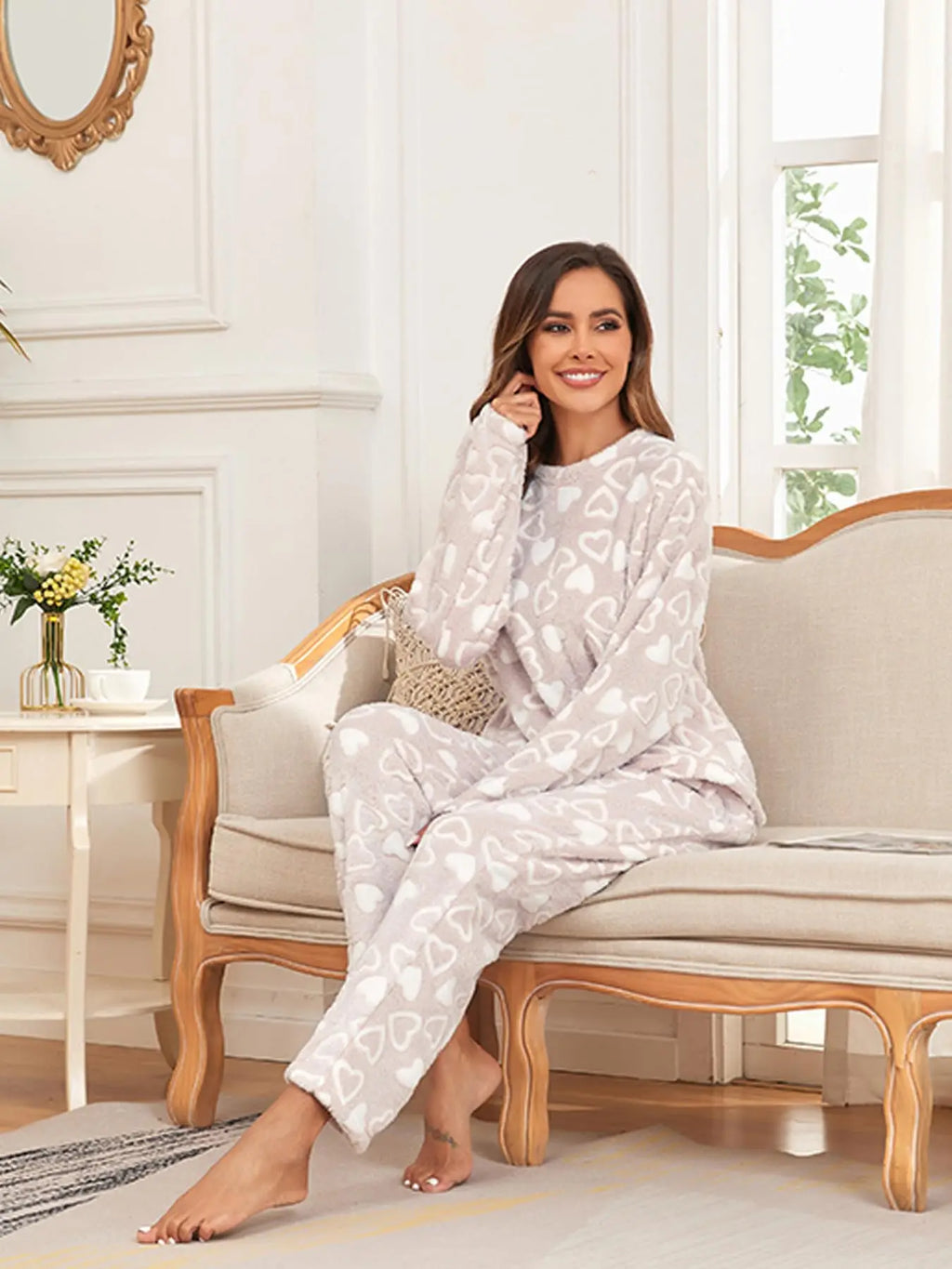 Free Shipping Two Piece Pajama Set Pajamas Set for Girls