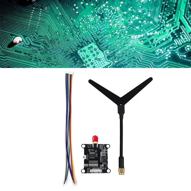 HOT 1.2/1.3GHzVTX-1G3SE VRX-1G3-V2 800MW 1.2G VRX 1.3G VTX Video Transmission Transmitter Kit for RC FPV Drone Parts