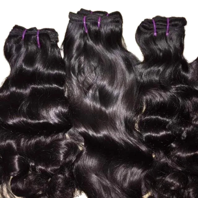 100% Raw unprocessed cuticle alaigned indian Remy human hair weaving from chennai. Natural wavy raw hair extension from chennai