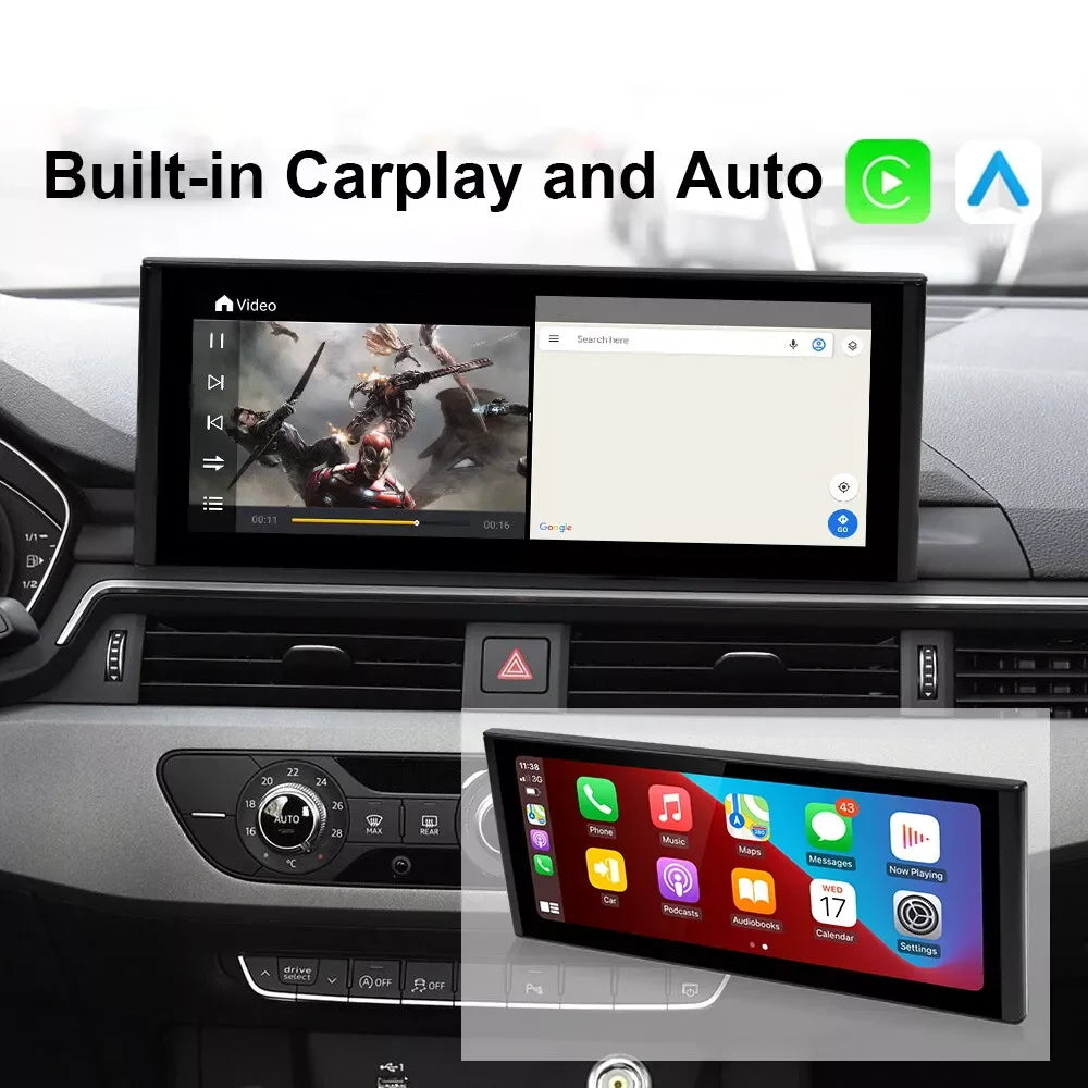 12.3inch 8core 4g+64g Android13 Multimedia System Car Video Radio Gps Navigation For Audi A4 A4L B9 2017-2019 WIFI CARPIAY