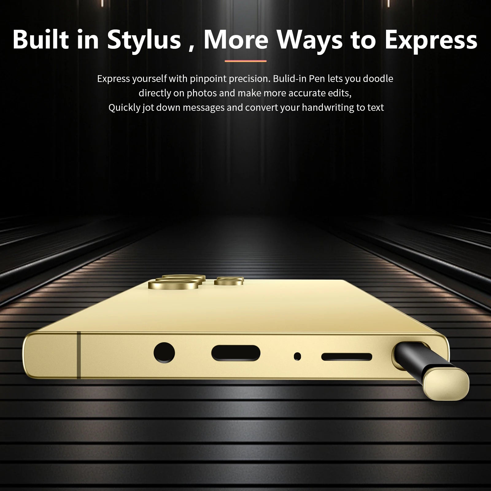 Samsum S24 Ultra Smartphones 8+256GB 5G Dual SIM Original CPU Octa Core HD Screen Resolution LTE Cellular Mobile Phone