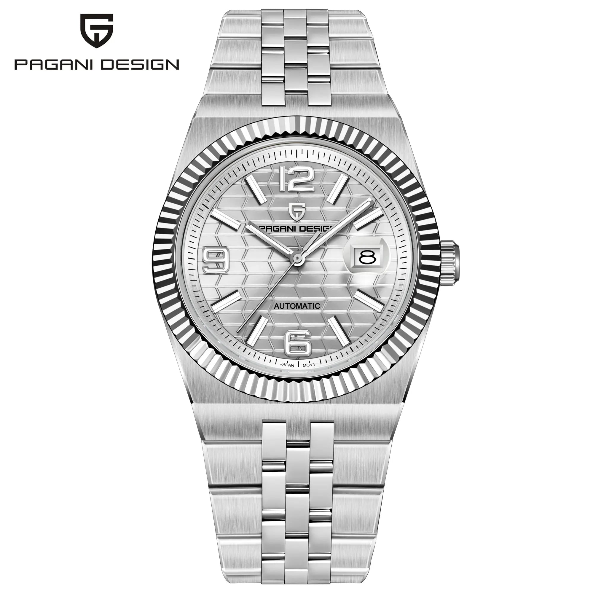 Pagani Design PD-YS027 Automatic Mechanical Stainless Steel Male Wristwatch Sapphire Glass Top Brand Luxury Men Watch Gift.