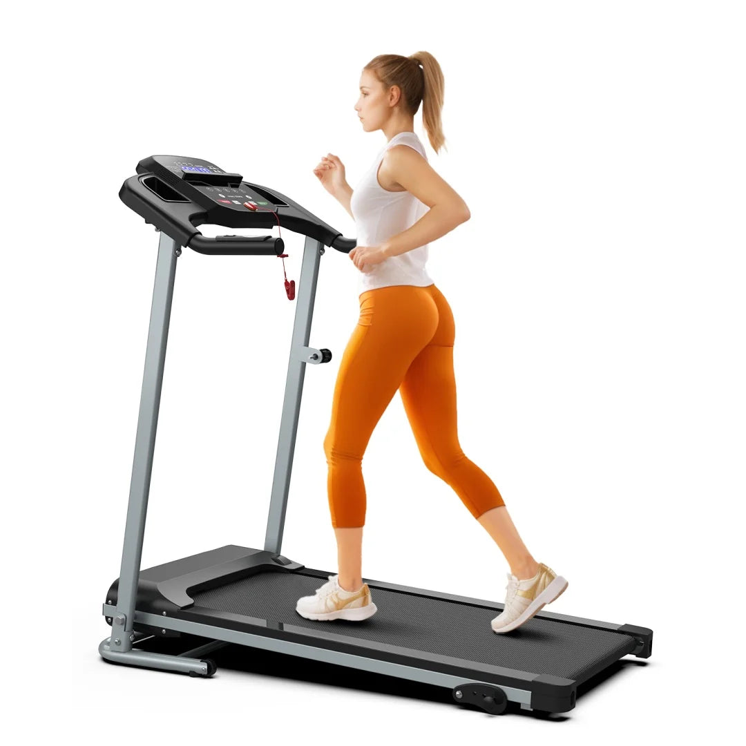 2025 Hot USA Oversea Warehouse Dropshipping Easy Move 1-12 Programs Folding Portable Fashion Electric Treadmill 12km/h