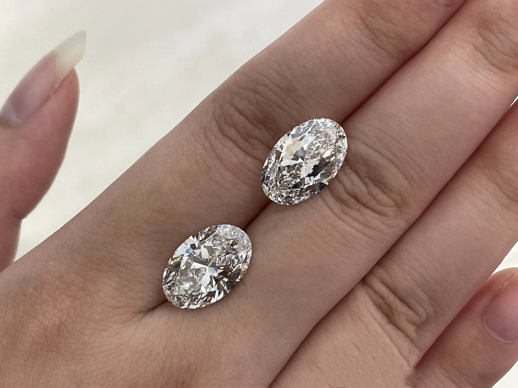 IGI Certified Oval G VS1 5CT Loose Lab Grown Diamonds White Diamond Synthetic Diamond Cvd