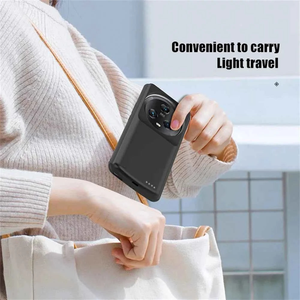 JayoWade 6800Mah for Honor Magic 5 Battery Case Magic 5 Pro Phone Cases for Honor Magic 5 Battery Charger Case Power Bank Cover