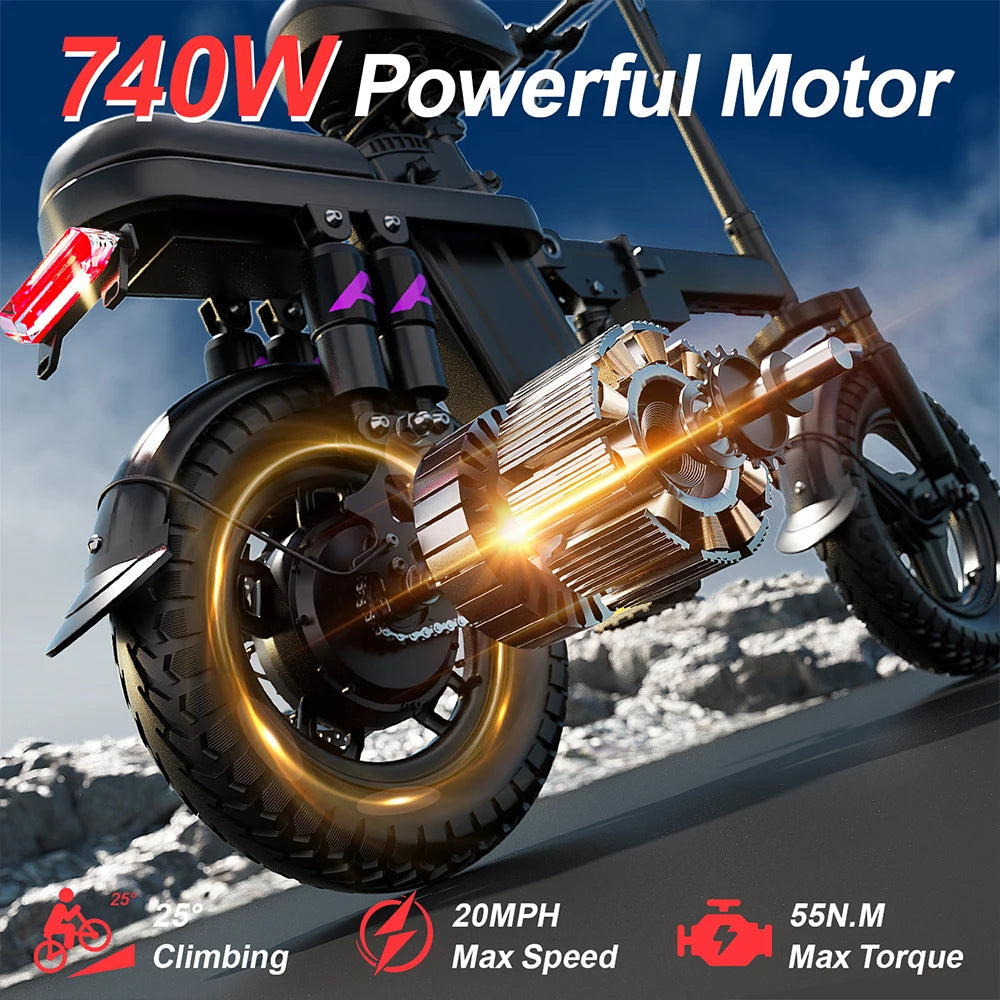 Free Shipping 2026 Long Range Folding E-Bike 400W Bicicleta Eléctrica UL Certified US Stock Ready for Dropshipping & Commuter