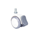 Medical Trolley Equipment Grey and White 2-Inch Furniture Castors Wheel Swivel Style PP Nylon PVC OEM Customizable