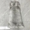Women Real Fox Fur Bolero Jacket Unique Natural Fur Coat Two Fox Fur Sleeves