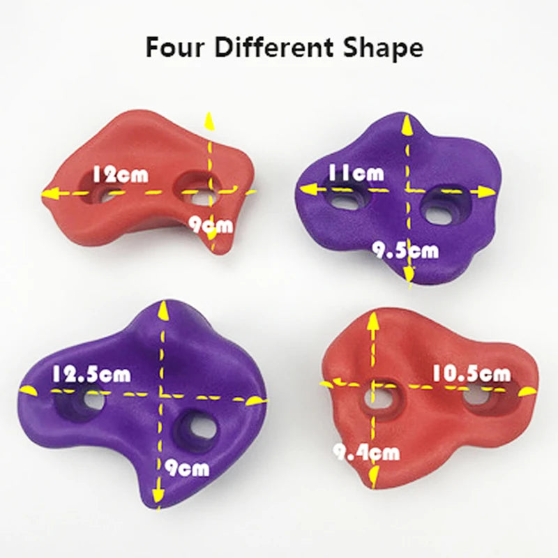 Kids Rock Climbing Games Toys for Children Wall Climbing Stones Child Playground Indoor  Outdoor Rock Wall Climbing Kit