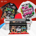 Digital Textile Belt Drive Spandex lycra Print Fabric Printer with 8 Pcs Printhead