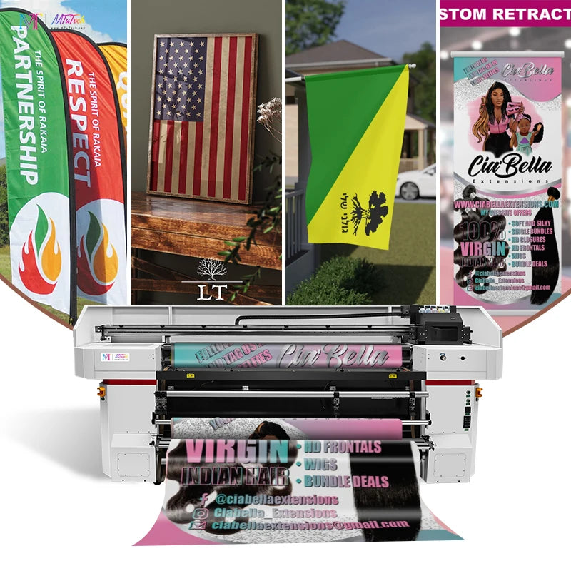 Digital Textile Belt Drive Spandex lycra Print Fabric Printer with 8 Pcs Printhead