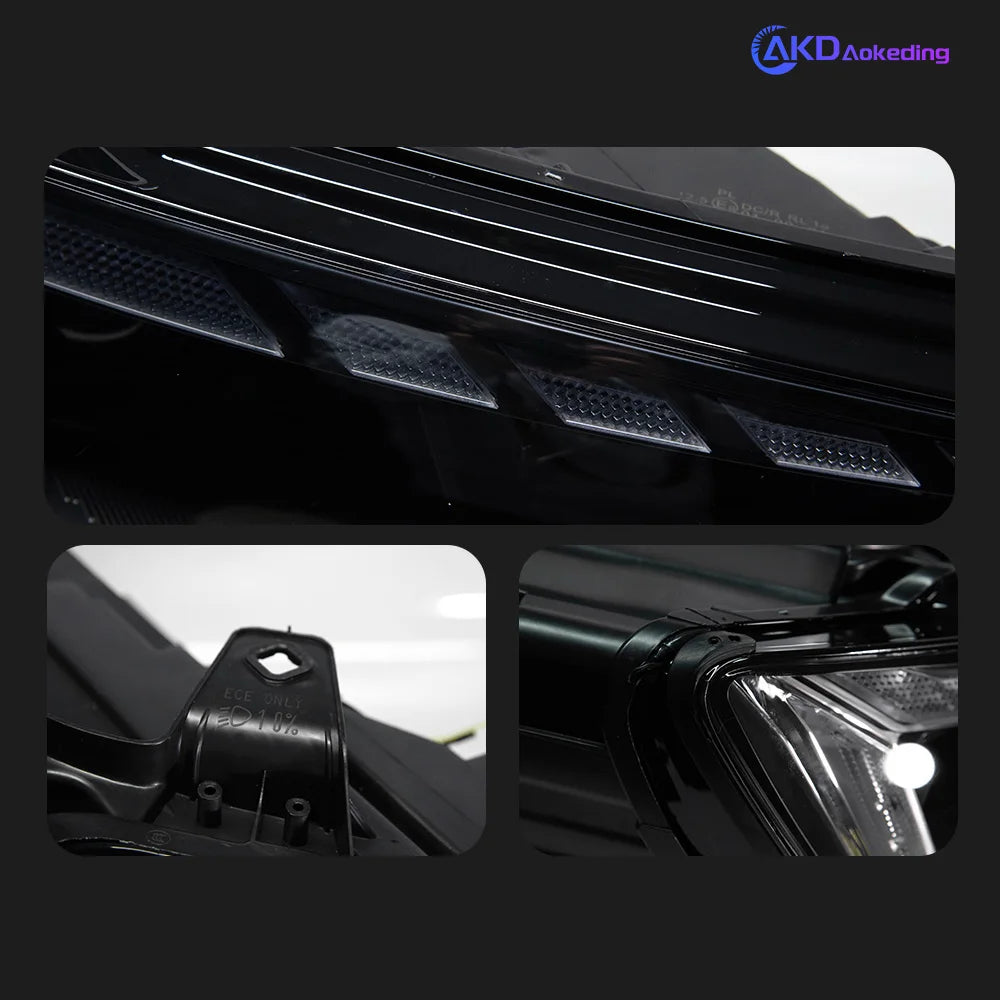 Poland Local Shipping Head Lamp for Audi A3 LED Headlight Projector Lens 2013-2016 S3 Front Drl Signal Automotive Accessories